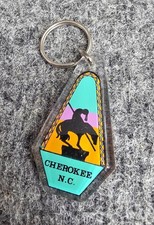 Vintage Cherokee N.C. Keychain