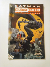 BATMAN GIUDICE DREDD: L'ULTIMO ENIGMA Play Press DC Comics eccellente raro 1998