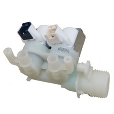 Elettrovalvola doppia 180° acqua ORIGINALE lavatrice Hotpoint Ariston Indesit