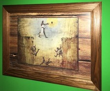 Quadro  INDIANA JONES e l'ultima crociata - SANTO GRAL  30x25