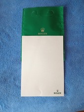 ROLEX Busta e Foglio  ORIGINALE Anni 80/90