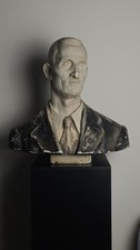 scultura vintage busto in
