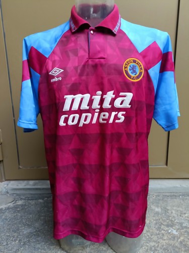 Aston villa 1990 umbro mita - 1990-92,