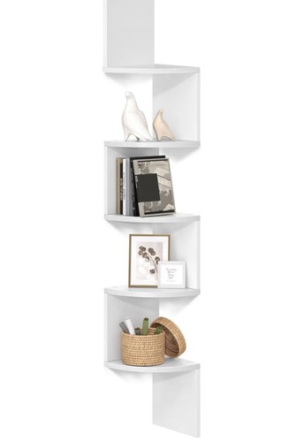 Libreria angolare bianca - , –