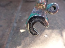 Forcella vintage in acciaio chomed per ruota 26" dropout Campagnolo Eroica