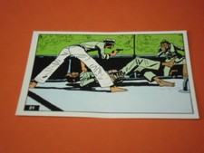 FIGURINA- N° 21 -CORTO MALTESE- HUGO PRATT- X ALBUM-del 1977- panini