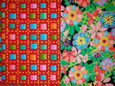 2 tagli di tessuto americano a