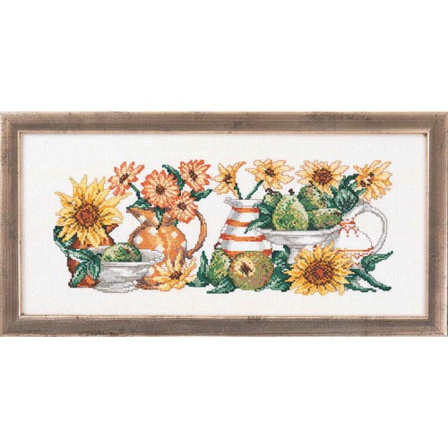 Set per punto croce permin - set,