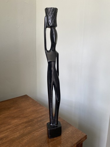 Vintage african carved ebony - vintage,