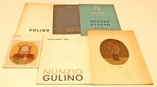 LT- LOTTO 6 CATALOGHI BROCHURE MOSTRE D'ARTE NUNZIO GULINO - RVSa568