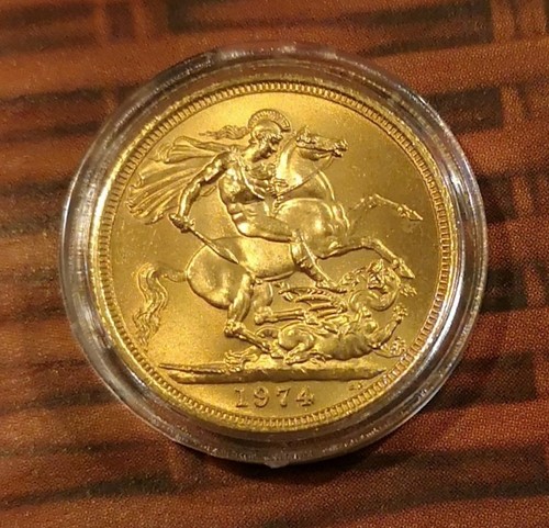 Sterlina oro regina elisabetta - regina,