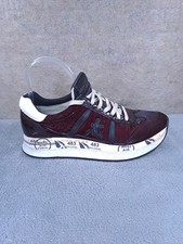 Premiata Sneakers impermeabile da donna in misto tessuto e pelle Tg 38 Borgogna