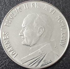 VATICANO MONETA 100 LIRE 1984 CIRCOLATA