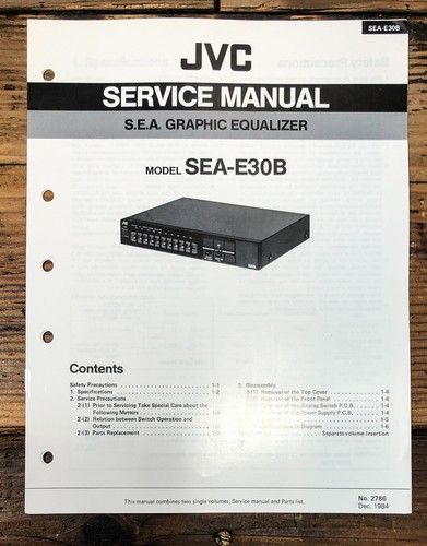 Jvc sea e30b equalizzatore - sea-e30b,