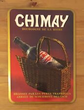 Birra Chimay Insegna Targa Breweriana Tin Sign mancave pub advertising