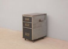 Cassettiera schedario arredamento da ufficio in ferro stile industriale, '900!