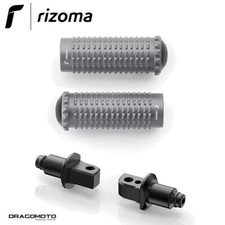 SUZUKI GSR 750 2010-2015 Pedane Extreme RIZOMA PE631D PE693B Grigio passeggero