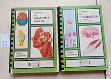 TAVOLE DI ANATOMIA UMANA + TAVOLE DI FISIOLOGIA ATLANTI SCIENTIFICI GIUNTI 67/70