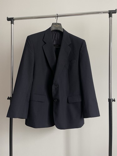 Giacca tuta blazer lana blu