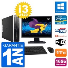 PC HP 8200 Elite SFF Ecran 19"