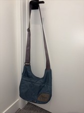 Borsa da viaggio unisex a tracolla OverLand Equipment nylon blu 9x11 MACCHIE MINORI