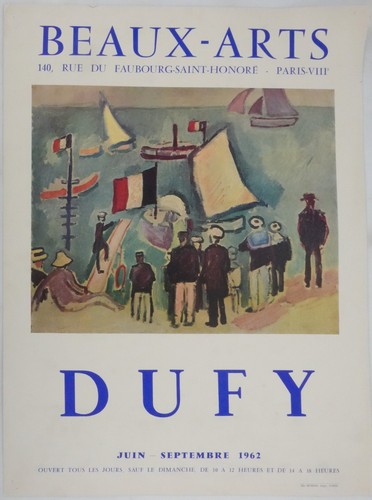 Affiche art raoul dufy - raoul,