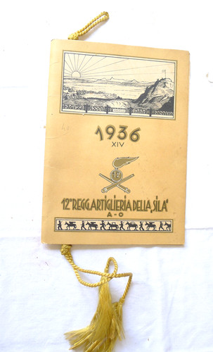 1936 calendario militare 12 - calendario,