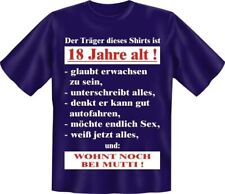 Compleanno T-Shirt - 18 Anni +