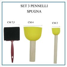 set kit 3 pennello tondo
