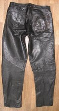 Pantaloni pelle neri - pantaloni, in