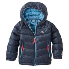 L.L. nuova con etichetta Cappotto piumino Bean ultraleggero con cappuccio 650/Carbon Navy (6-12 mesi) 