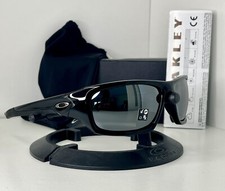 Nuovi occhiali da sole Oakley VALVE 12-837 nero lucido con nero iridio POLARIZZATO