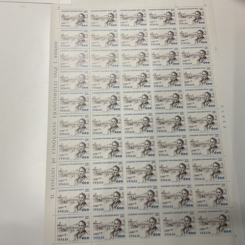 Italia 1991 foglio - da, per