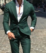 Uomo Verde 2 Pezzi Abiti