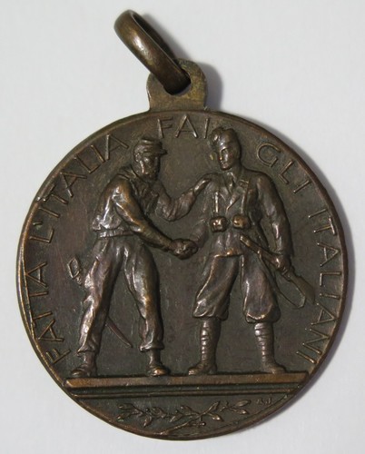 Medaglia fascismo fatta italia - medaglia,