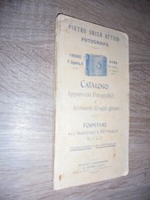 Pietro Sbisà OTTICO FOTOGRAFO - CATALOGO Apparecchi Fotografici e Accessori 1900