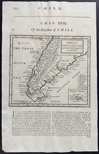 Moll - Mappa del Peperoncino, Terra di Magellano. 272 - 1723 Geografo completo