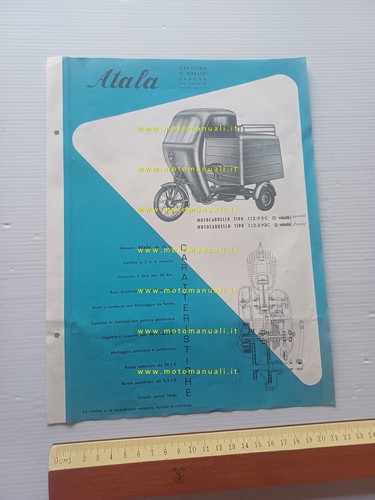 Atala motocarro 112 - atala,