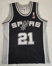 CANOTTA BASKET CHAMPION SPURS   NBA VINTAGE #21 DUNCAN JERSEY SHIRT 