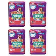 68 Pannolini PAMPERS PROGRESSI MUTANDINO Bambini Taglia 5 JUNIOR 12-18 kg NUOVI