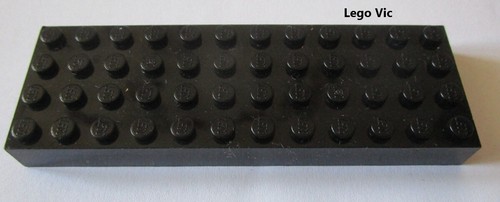 Lego 4202 brick 4x12 black - lego,