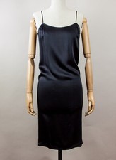 Abito Sottoveste Harabel vintage - 100% seta - Made in Italy - colore nero