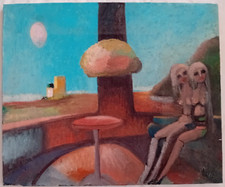 Dipinto Due Donne nude in un