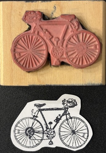 Timbro gomma bici da - timbro, in
