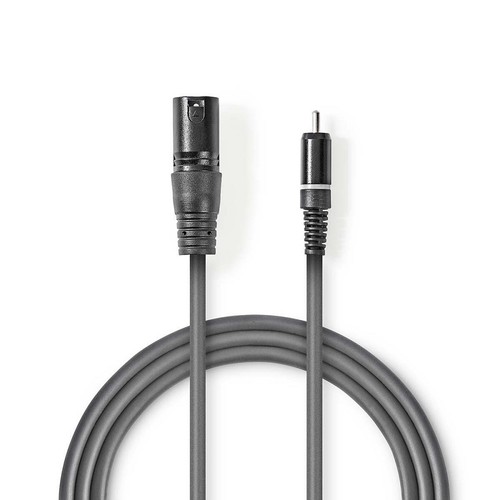Cavo audio xlr maschio pin - a,