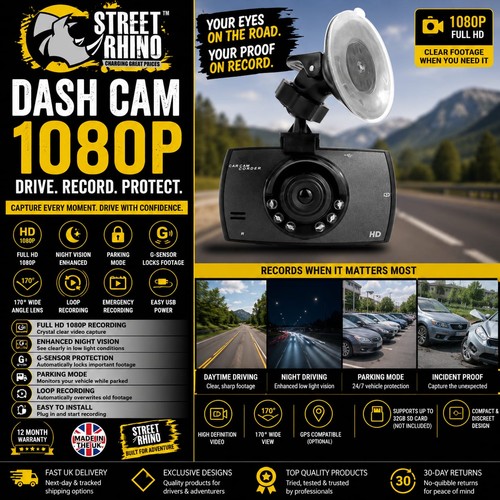 Dash cam 1080p - dash,