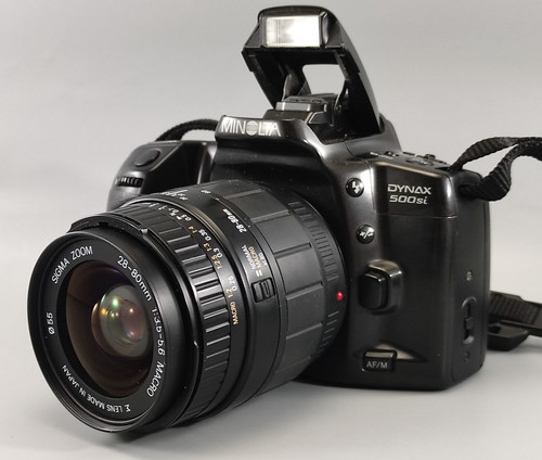 Minolta dynax 500si - dynax, fotocamera