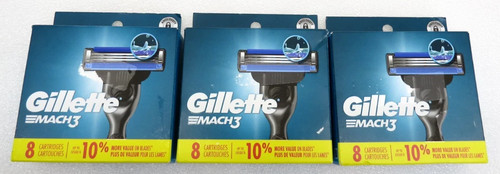 Lotto rasoi gillette - mach, 3