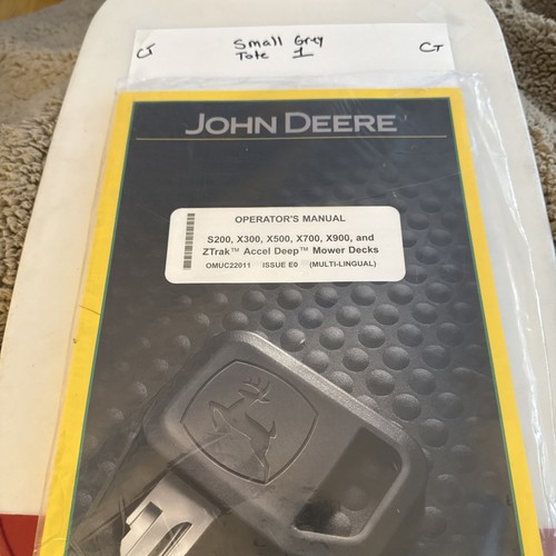 John deere s200 x900 ztrak - deere, s200-