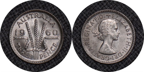 Australia 1960 tre pence - 1960, 3